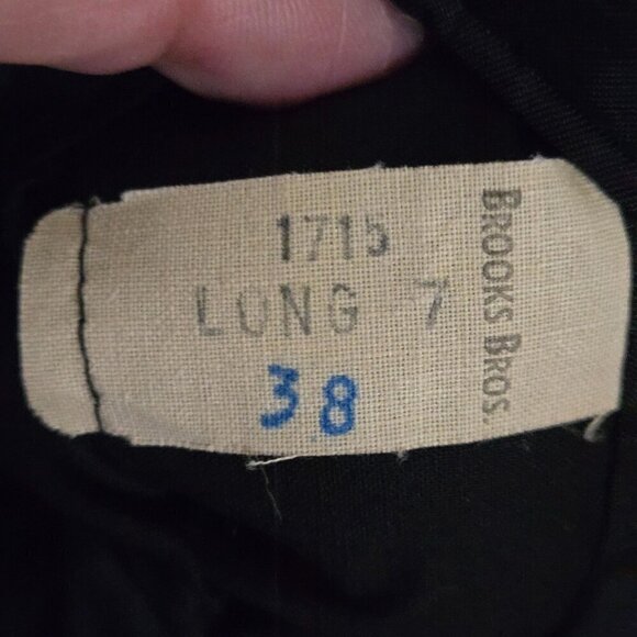 Brooks Brothers 346 Vintage Wool 3 Button Blazer Size 38 Long - Picture 6 of 6